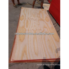 18mm melamina pegamento pino radiata plywood comercial